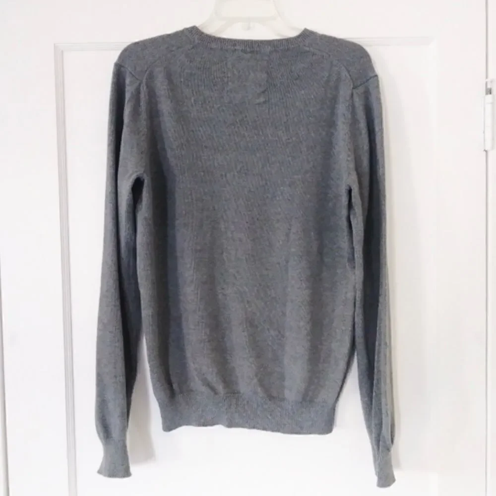 H&M Grey Vneck Sweater